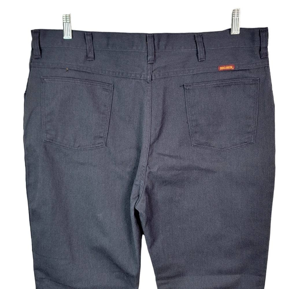 Big Ben Vintage Workwear Jobcore Heavy Canvas Dark Blue Work Pants Men's 40x34 - Picture 8 of 16